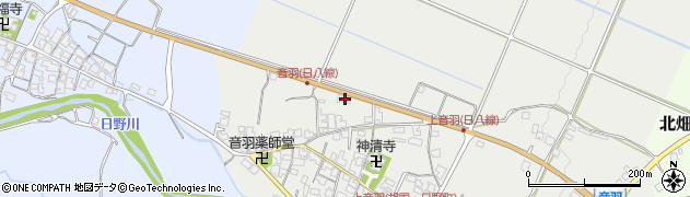 滋賀県蒲生郡日野町音羽669周辺の地図