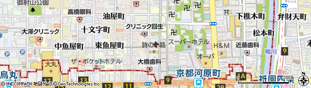 アーバンリサーチ京都カフェ周辺の地図