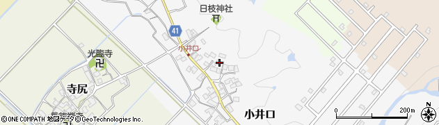滋賀県蒲生郡日野町小井口604周辺の地図