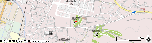 澄楽寺周辺の地図