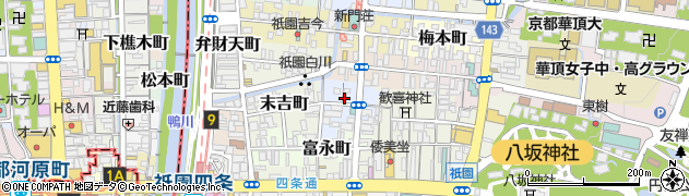蘭華周辺の地図