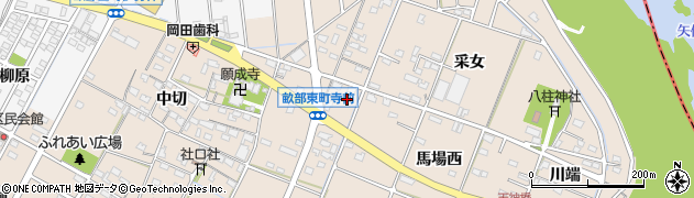 愛知県豊田市畝部東町西丹波11周辺の地図