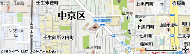中京警察署周辺の地図