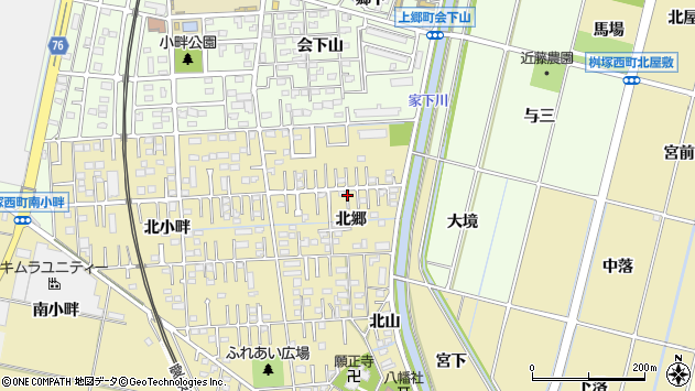 〒470-1213 愛知県豊田市桝塚西町の地図