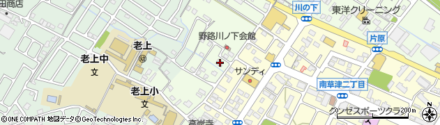 滋賀県草津市野路町498周辺の地図