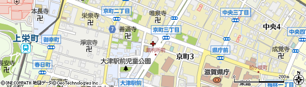 ローソン大津駅前店周辺の地図