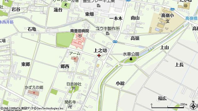 〒470-1215 愛知県豊田市広美町の地図