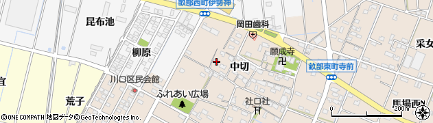 愛知県豊田市畝部東町中切58周辺の地図