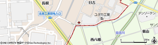愛知県安城市里町日吉51周辺の地図
