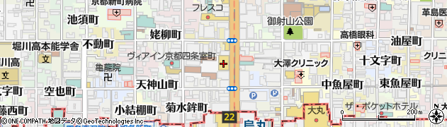 北陸銀行京都支店 ＡＴＭ周辺の地図