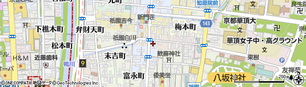 京都府京都市東山区橋本町周辺の地図