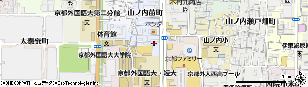 京都府京都市右京区山ノ内苗町30周辺の地図
