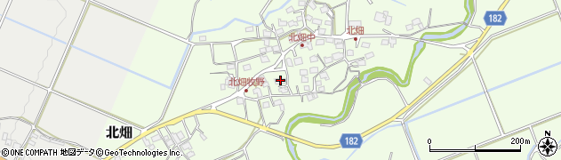 滋賀県蒲生郡日野町北畑735周辺の地図
