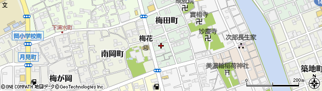静岡県静岡市清水区梅田町10周辺の地図