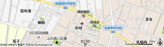 愛知県豊田市畝部東町中切111周辺の地図