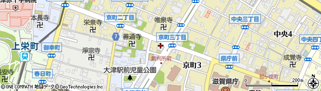 東京海上日動火災保険株式会社　滋賀支店大津支社周辺の地図