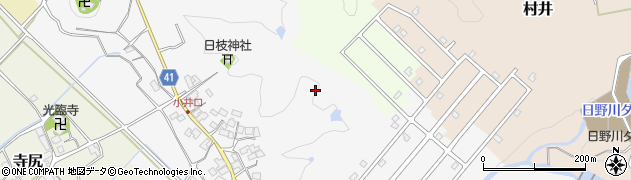滋賀県蒲生郡日野町小井口周辺の地図