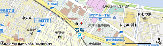 毎日新聞大津支局周辺の地図