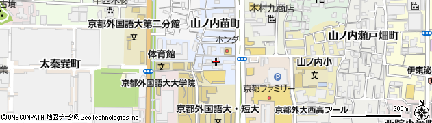 京都府京都市右京区山ノ内苗町29周辺の地図
