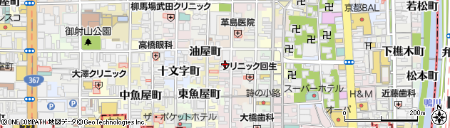 京都府京都市中京区梅屋町477周辺の地図