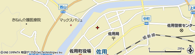 兵庫県佐用町（佐用郡）佐用周辺の地図