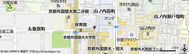 京都府京都市右京区山ノ内苗町45-2周辺の地図
