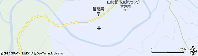 静岡県島田市川根町笹間上419周辺の地図