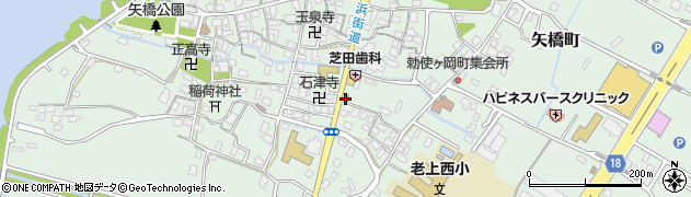 草津矢橋郵便局周辺の地図