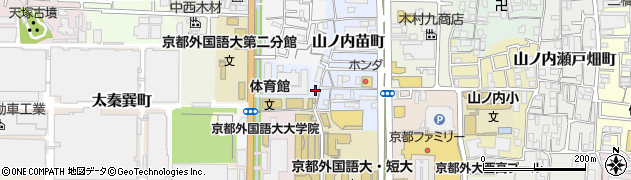 京都府京都市右京区山ノ内苗町45周辺の地図
