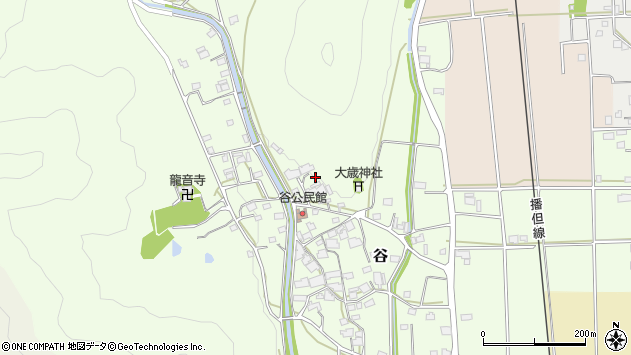 〒679-2326 兵庫県神崎郡市川町谷の地図