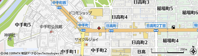 松屋 刈谷日高店周辺の地図