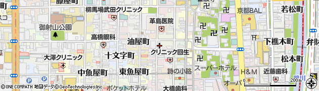 京都府京都市中京区梅屋町476周辺の地図