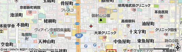 京都府京都市中京区一蓮社町305周辺の地図