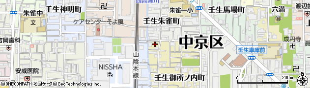 京都府京都市中京区壬生御所ノ内町47周辺の地図