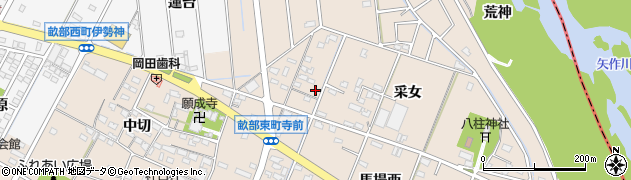 愛知県豊田市畝部東町西丹波7周辺の地図