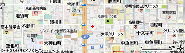 京都府京都市中京区一蓮社町297周辺の地図