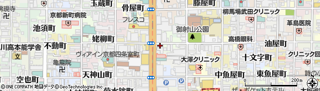 京都府京都市中京区一蓮社町292周辺の地図