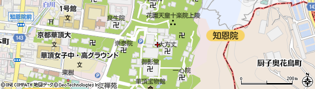知恩院周辺の地図
