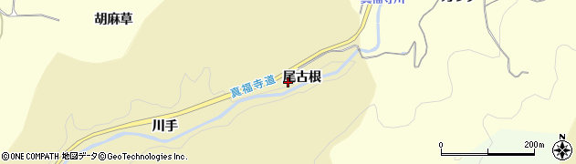 愛知県岡崎市丹坂町（尾古根）周辺の地図