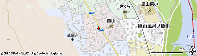 クリクラ京都周辺の地図