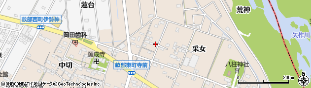 愛知県豊田市畝部東町西丹波6周辺の地図