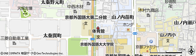 京都府京都市右京区山ノ内苗町40周辺の地図