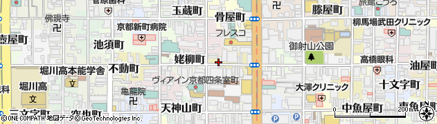 京都府京都市中京区橋弁慶町周辺の地図
