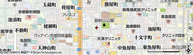 京都府京都市中京区一蓮社町310周辺の地図