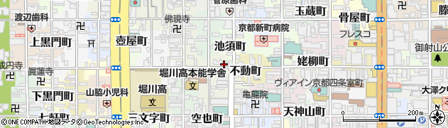京都府京都市中京区元本能寺南町364周辺の地図