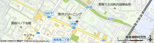 滋賀県草津市野路町668周辺の地図