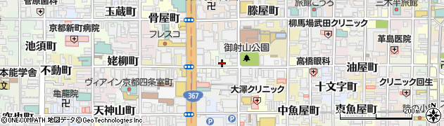 京都府京都市中京区一蓮社町304周辺の地図