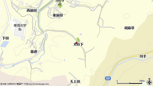 〒444-2107 愛知県岡崎市恵田町の地図