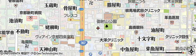 京都府京都市中京区一蓮社町308周辺の地図