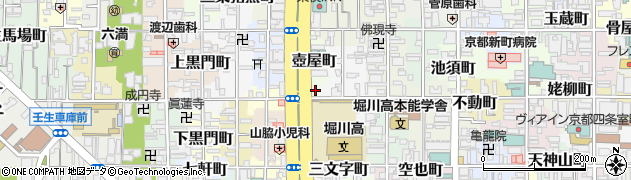 京都府京都市中京区壺屋町265周辺の地図